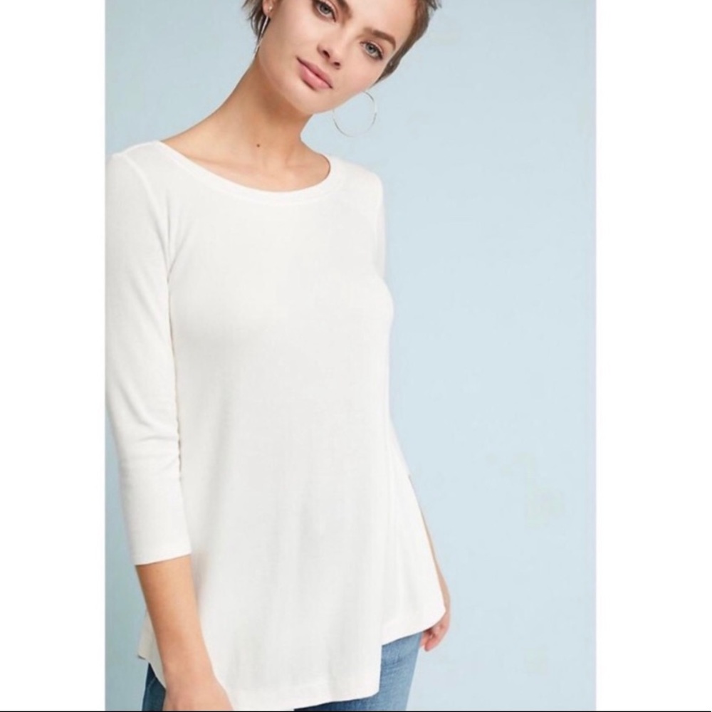 | Anthropologie | Pure + Good Madelyn Swing Tee